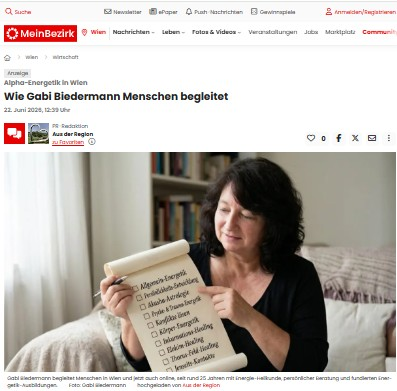 Wie Gabi Biedermann Menschen begleitet