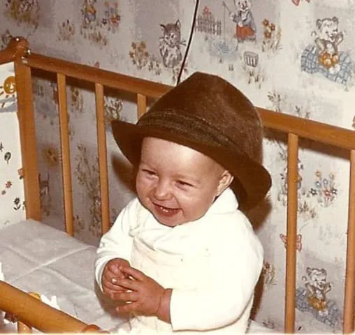 Gabi Biedermann als Baby