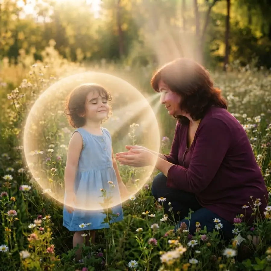 Diamant-Kinder scannen und channeln
